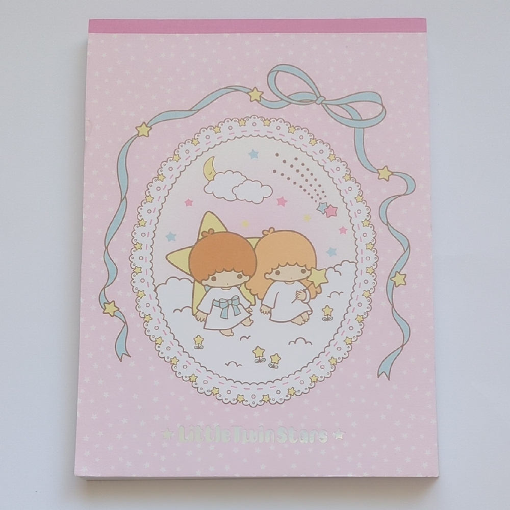 Vintage Little Twin Stars notepad MADE IN JAPAN